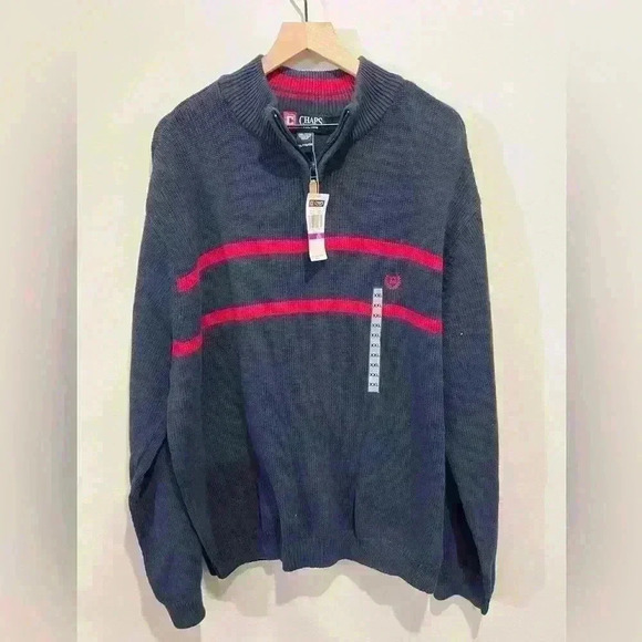Chaps RL quarter zip mens sweater size XXL - Picture 1 of 4